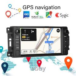 For Jeep Wrangler Chrysler Dodge Ram GPS Navi Car Stereo Apple Carplay Radio DSP