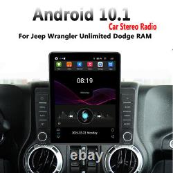 For Jeep Wrangler Dodge RAM Car Stereo Radio GPS 9.5'' Android 10.1 Quad-Core