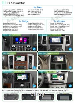 For Jeep Wrangler/Unlimited Dodge Ram Chrysler Car Radio Stereo GPS Carplay 32GB