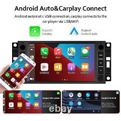 For Jeep Wrangler jk/Dodge RAM Carplay 7 Android 10.0 Car Radio Stereo GPS Wifi