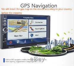 GPS Navigation Car Bluetooth Stereo MP3 Player Steering Wheel Control FM radio