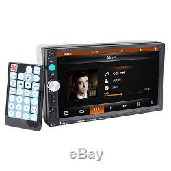 HD 7'' 2DIN Bluetooth Car SUV Stereo Audio MP4 MP5 Radio Player +Rearview Camera
