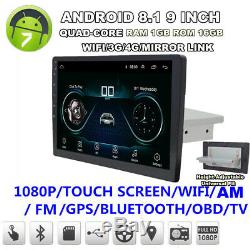HD 9 Touch Screen Car MP5 Multimedia Player Bluetooth Radio Stereo GPS Sat Navs