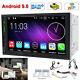 IPS Android 9.0 Double 2Din Car Stereo Radio GPS Nav Wifi DAB Mirror Link no DVD