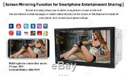 IPS Android 9.0 Double 2Din Car Stereo Radio GPS Nav Wifi DAB Mirror Link no DVD