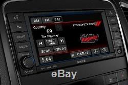 Jeep Dodge MyGig CD DVD Radio High RBZ Wrangler Caravan Ram GREEN DASH LIGHTS
