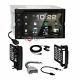 Kenwood DVD Sirius Spotify Stereo Dash Kit Harness for 07+ Chrysler Dodge Jeep