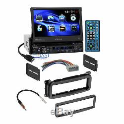 Planet Audio Touchscreen Radio Stereo Dash Kit Harness for Chrysler Dodge Jeep