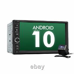 Quad-Core Android 10 7 HD Car Stereo Head Unit GPS Navi Radio 2Din RAM2GB OBD