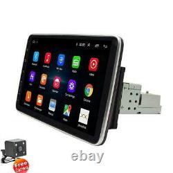 Rotatable Radio Car Stereo GPS Wifi &Camera 1DIN 10.1'' Android 9.1 Touch Screen