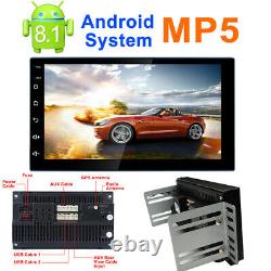 Touch Screen 7in Android 8.1 2DIN Car Stereo Radio GPS Wifi AM/FM Universal Kit