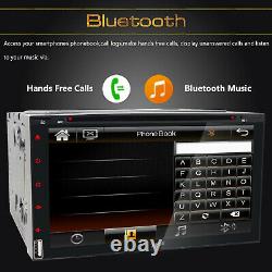 Touch Screen Double 2Din 7 Car Stereo FM Radio DVD Player BT USB Backup Camera