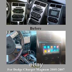 US For 2005-2007 Dodge Charger Magnum 9 Car Radio Carplay Stereo GPS Navi 2+32G