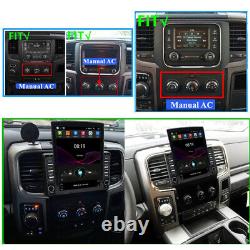 Vertical Stereo Radio GPS Nav 9.7'' For 13-18 Dodge RAM 1500 2500 3500 4500 5500