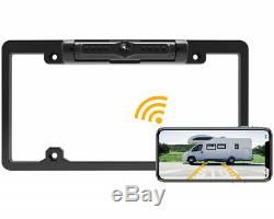 WiFi Wireless Car License Plate Rear View Reverse Backup Camera For Android ios