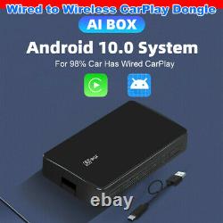 Wireless Carplay Adapter AI Box for Factory Android 10 Media Player Auto Adapter
