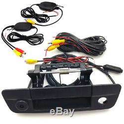 Wireless Dodge Ram Black Tailgate Handle with Color Backup Camera 2009-2017